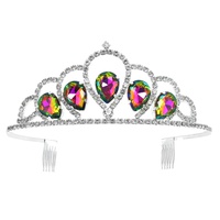 CRYSTAL TEARDROP PRINCESS TIARA